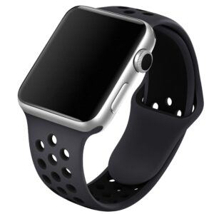 CarloA Apple Watch "hel sort" Strap 38/40 mm