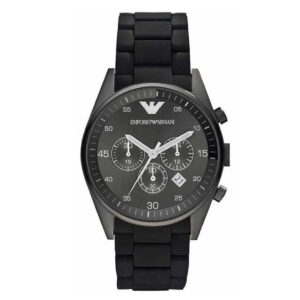 Emporio Armani Black Rubber AR5889