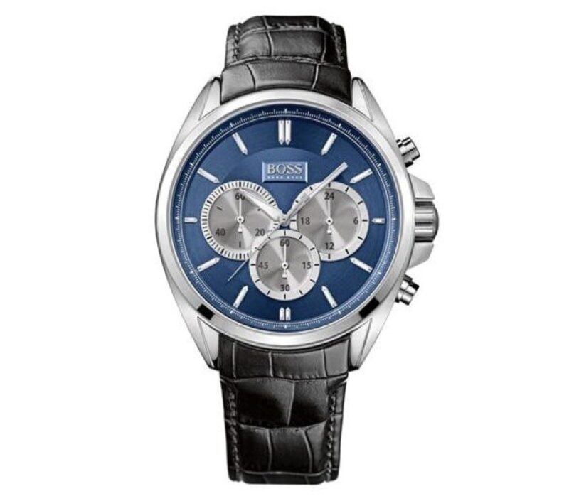 HUGO BOSS Chronograph Croc Blue