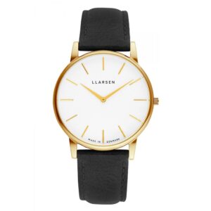 LLARSEN OLIVER Gold Coal Leather