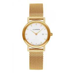 LLARSEN REGITZE Gold Watch Gold Bracelet